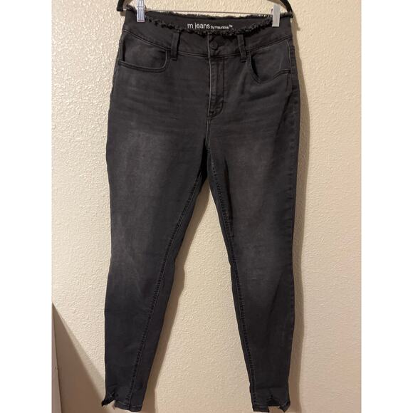 Maurices High-Rise Black Jeans - Women's M Short - Picture 1 of 6